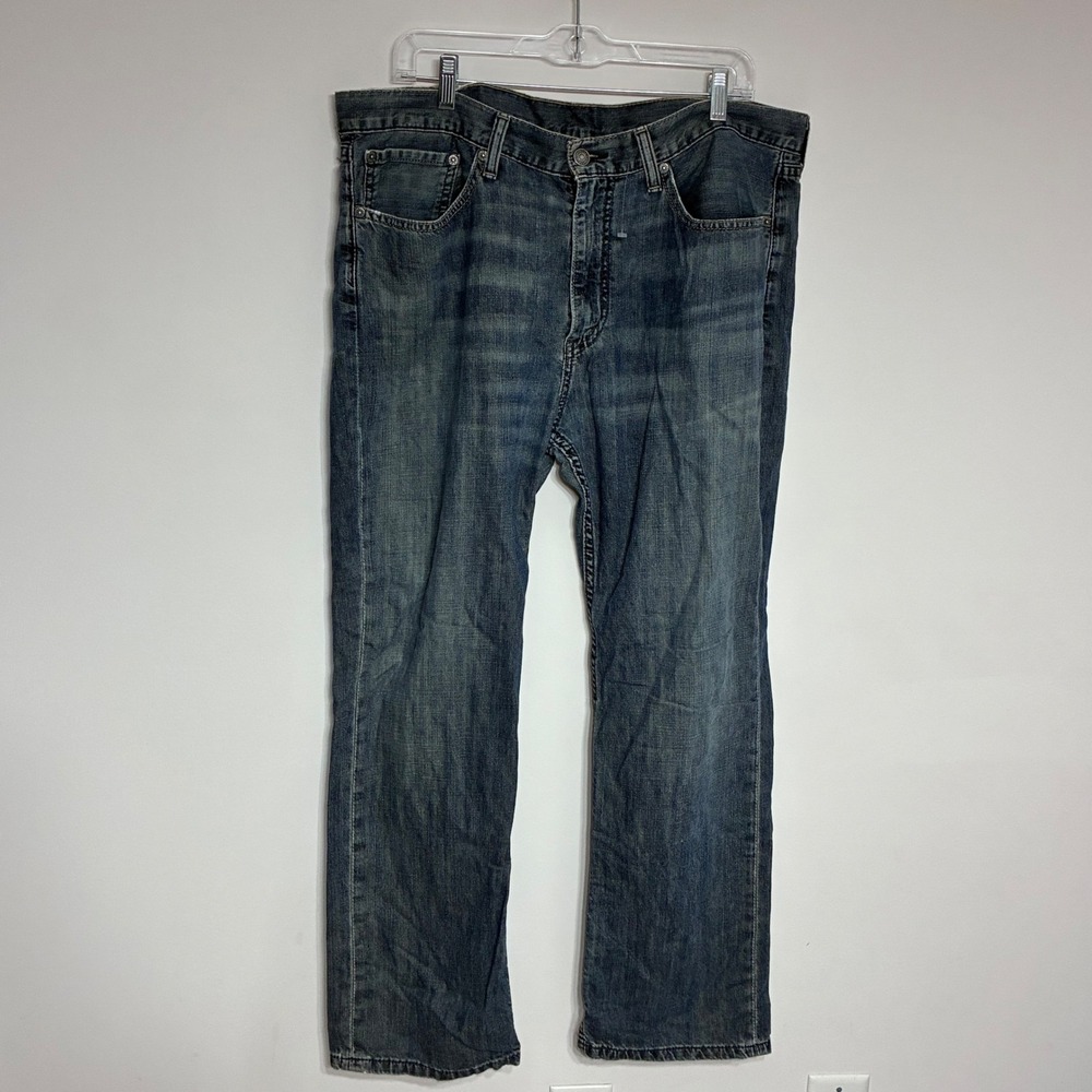Levis 514 Straight Fit Mens Jeans Blue Denim W36 L29 Medium Wash 1186
